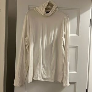 Brooks brothers cotton turtleneck cream XL